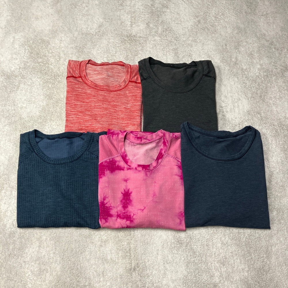 Lululemon Mens Metal Vent Tech Short Sleeve Shirt Bundle Lot of 4 + 1 / 5 Mens L